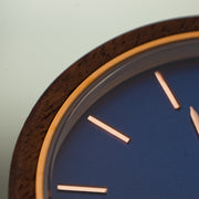 Matta Leather Walnut Rose Gold/Blue